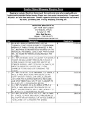 Exclusive Rigging Fees