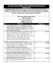 Exclusive Rigging Fees