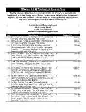 Exclusive Rigging Fees